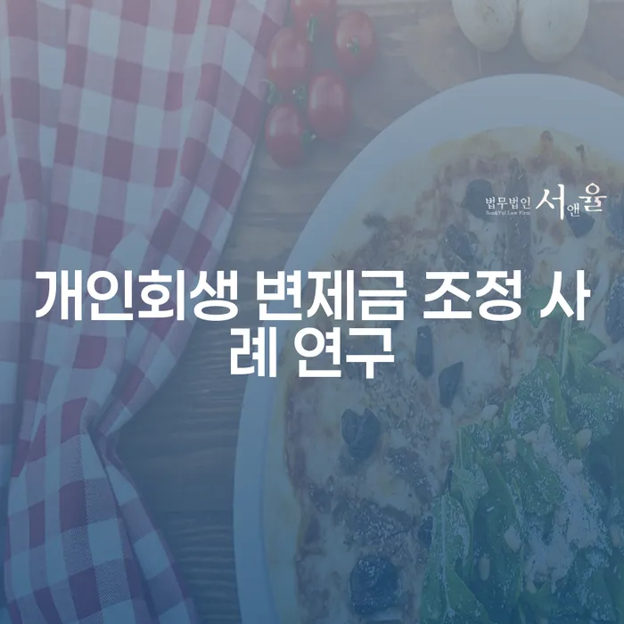 개인회생 변제금 조정 사례 연구는 어떻게 도움이 될까요?