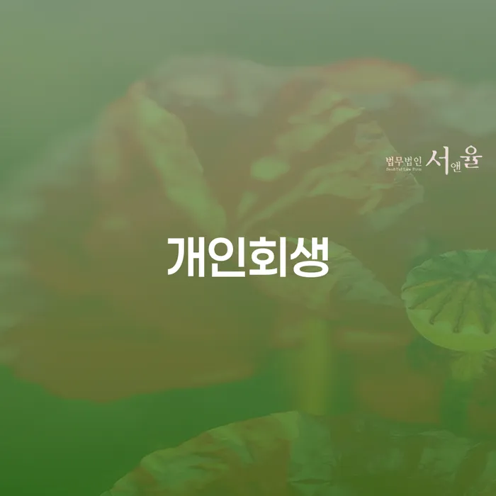 이촌동 개인회생을 통한 채무 문제 해결과 재기